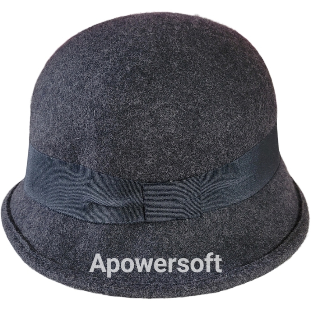100% wool cloche hat vintage style